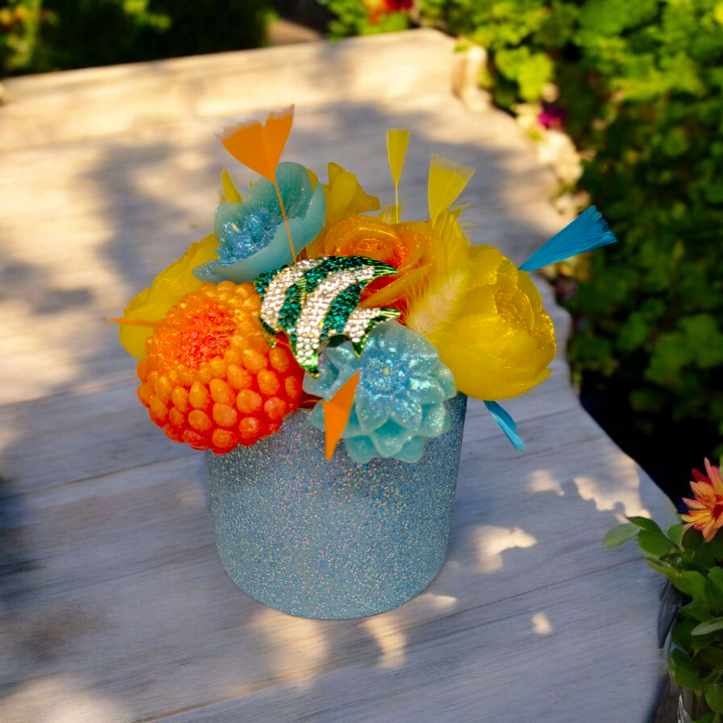 Bougie Bouquet Santorin