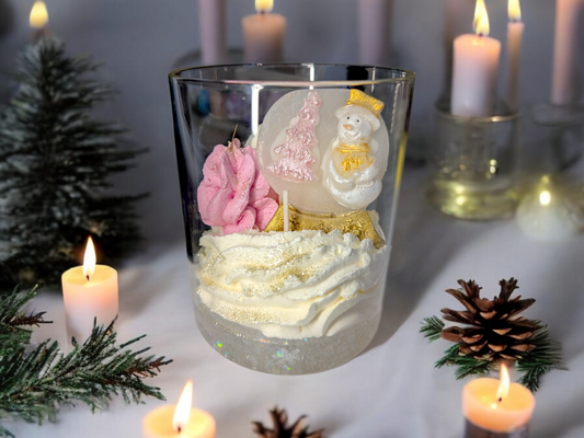 Bougie gourmande Snow globe