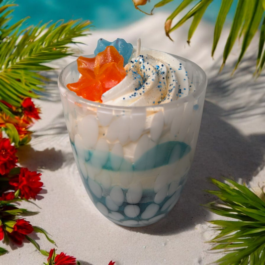 Bougie gourmande Aloha Bleu